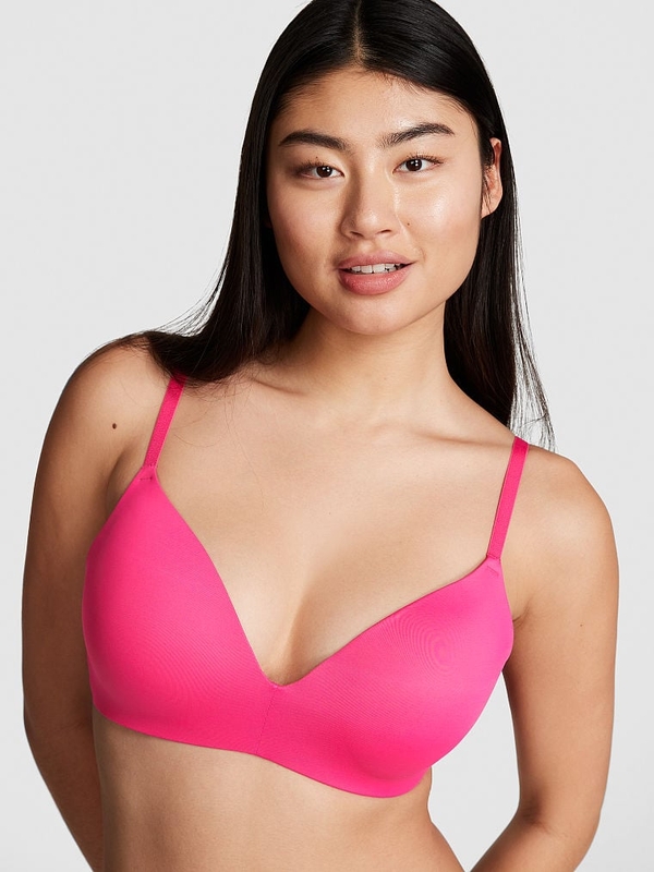 Victoria's Secret Pink Wear Everywhere Push Up Bra (34A-36DD), Red Solid,  34D: Buy Online at Best Price in UAE 