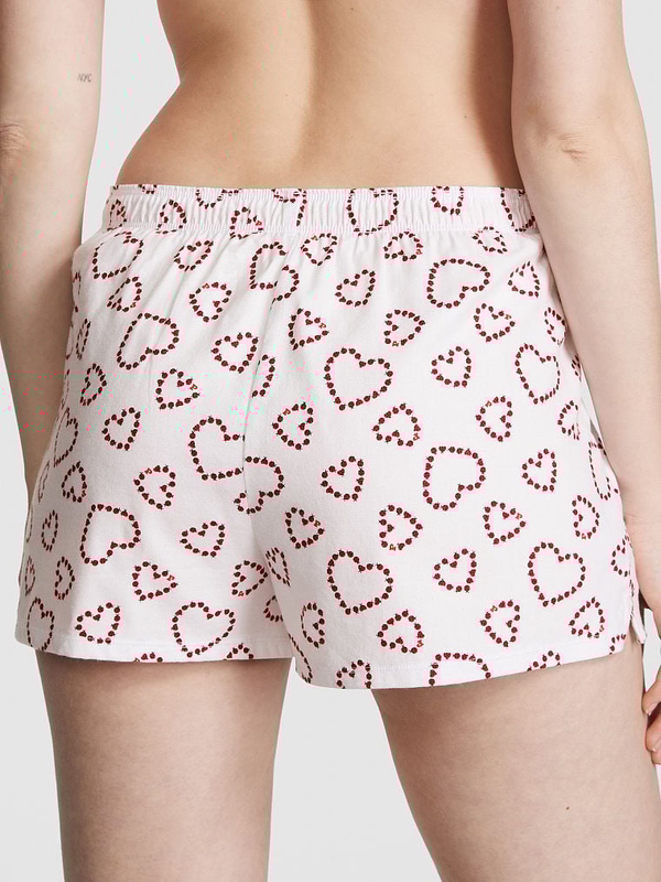 Flannel Boxy Pajama Shorts