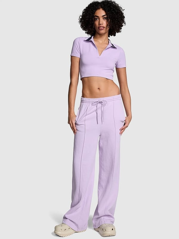 Ivy Fleece Wide Leg Sweatpants
