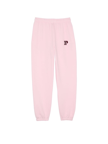 Pink and white sweatpants sale