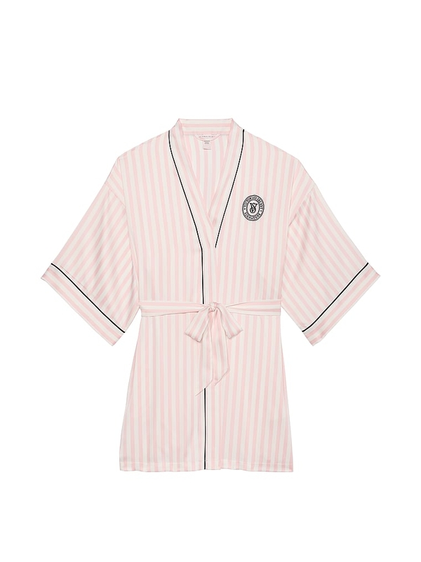 Buy Victorias Secret Victoria s Secret Fashion Show 24 Glazed Satin Short Robe online in Victoria s Secret United Arab Emirates