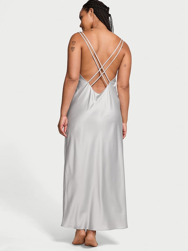 Buy Victorias Secret Twinkle Strap Satin Long Slip Dress online in Victoria s Secret United Arab Emirates
