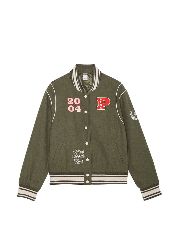Victoria secret letterman jacket outlet