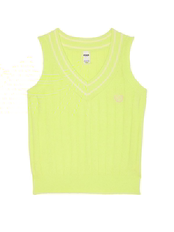 Yellow sweater vest discount